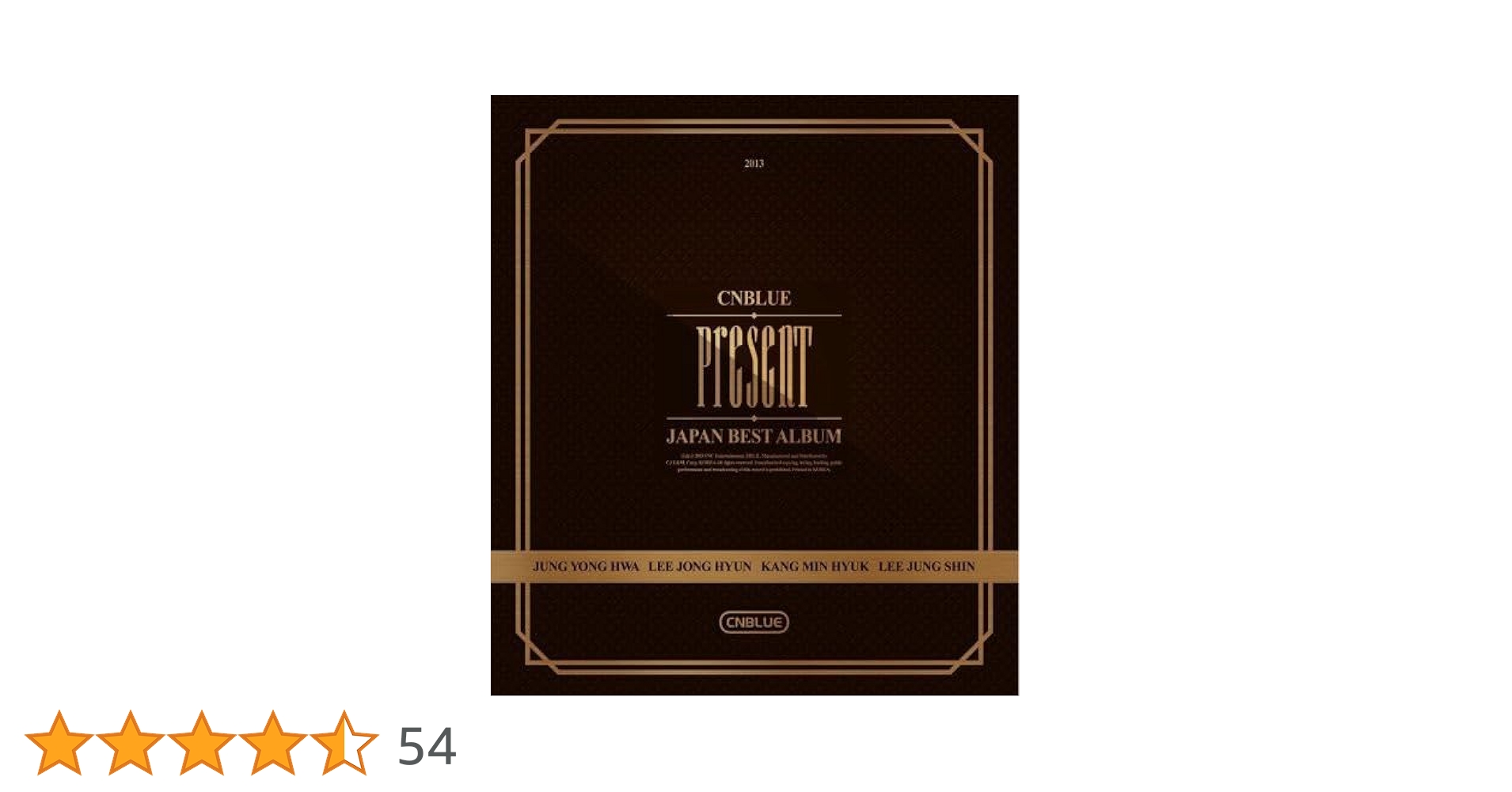 Amazon.co.jp: CNBLUE Japan Best Album 'Present' (韓国特別盤